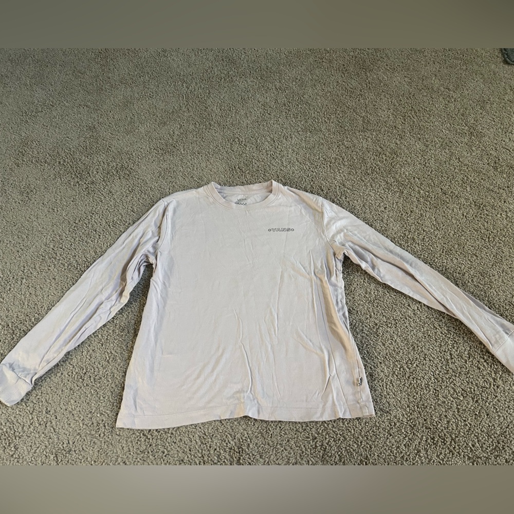 Vans Pastel Pink Long Sleeve Shirt
